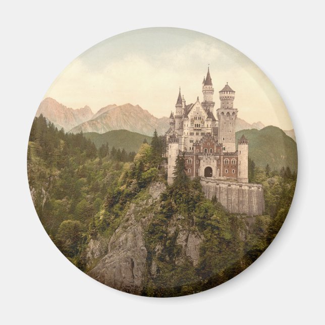Schloss Neuschwanstein, Bayern, Deutschland Magnet (Vorne)