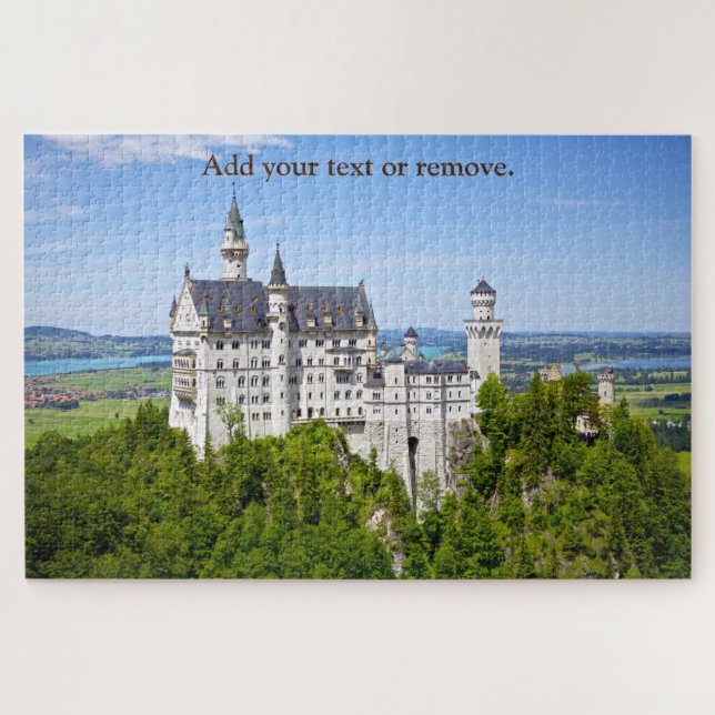 Schloss Neuschwanstein, Bayern, Deutschland, Puzzle (Horizontal)