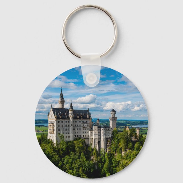 Schloss Neuschwanstein - Bayern - Deutschland Schlüsselanhänger (Vorderseite)