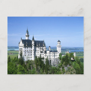 Schloss Neuschwanstein Bayern Postkarte