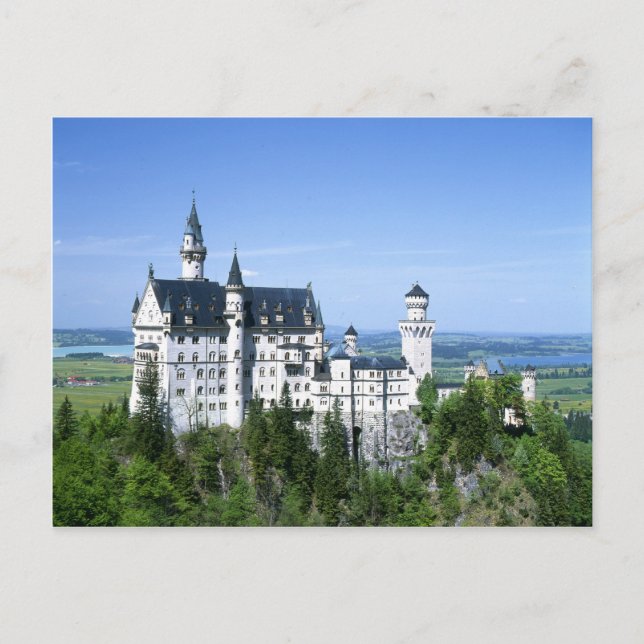 Schloss Neuschwanstein Bayern Postkarte (Vorderseite)