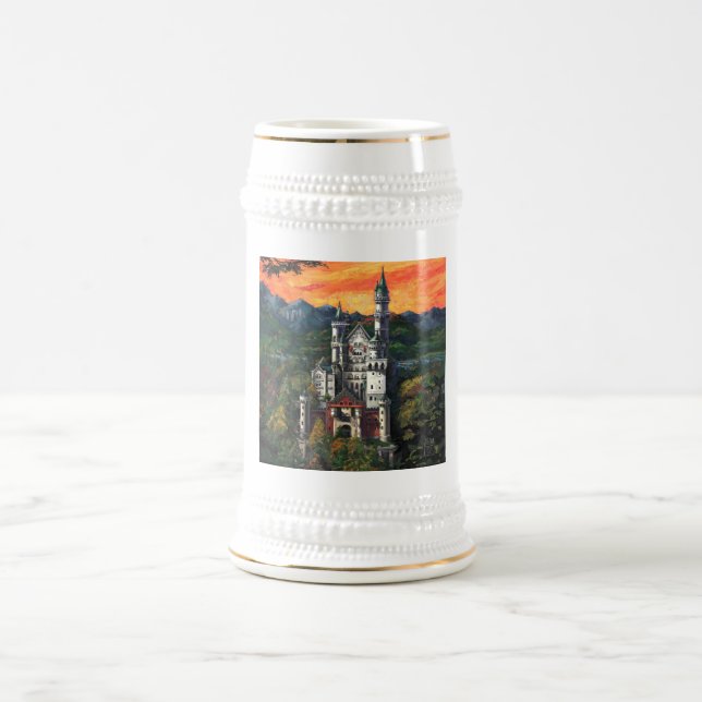 Schloss Neuschwanstein Bierglas (Mittel)