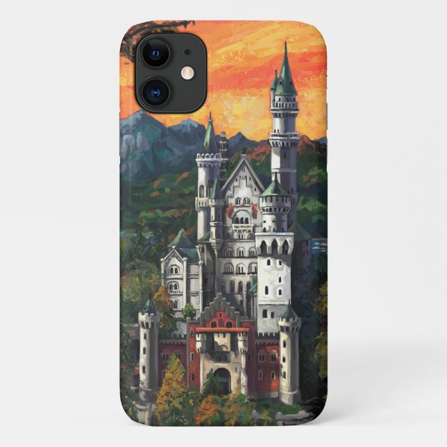Schloss Neuschwanstein Case-Mate iPhone Hülle (Rückseite)