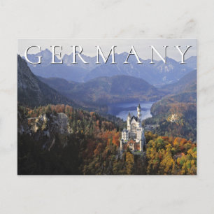 Schloss Neuschwanstein   Deutschland Bayern Danke Postkarte