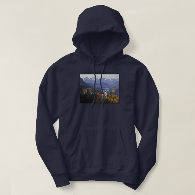 Schloss Neuschwanstein | Deutschland, Bayern Hoodie (Design vorne)