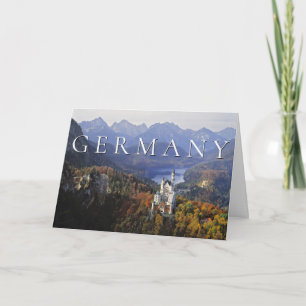 Schloss Neuschwanstein   Deutschland Bayern Vielen Dankeskarte