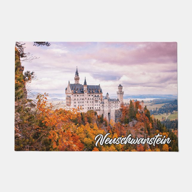Schloss Neuschwanstein, Deutschland Fußmatte (Vorderseite)