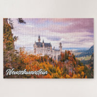 Schloss Neuschwanstein, Deutschland, im Herbst