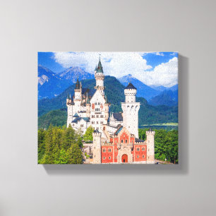 Schloss Neuschwanstein Deutschland Leinwanddruck