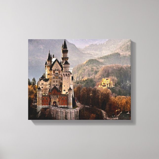Schloss Neuschwanstein Deutschland Leinwanddruck (Vorderseite)