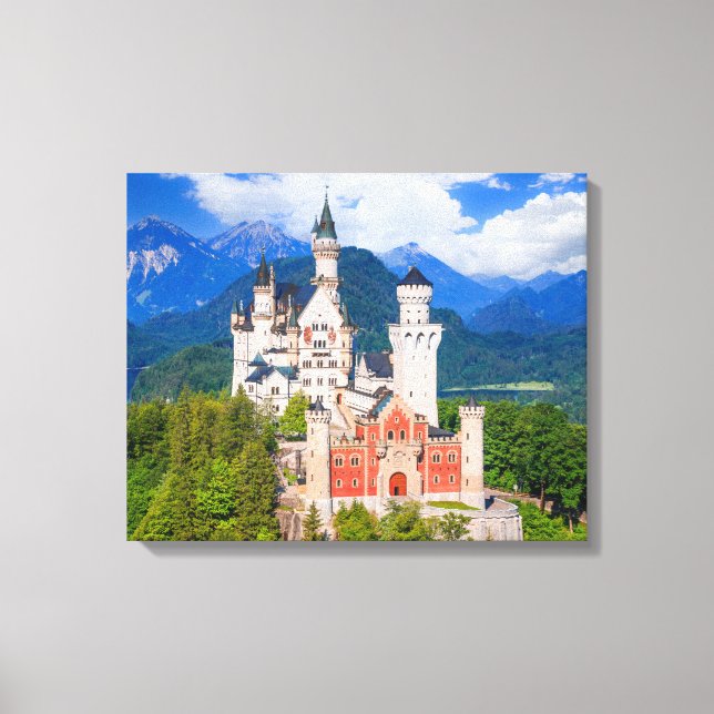 Schloss Neuschwanstein Deutschland Leinwanddruck (Vorderseite)