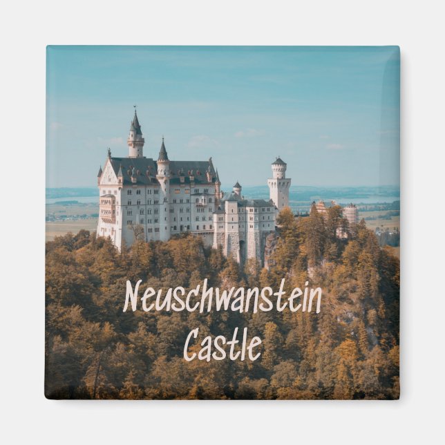 Schloss Neuschwanstein Deutschland Magnet (Vorne)