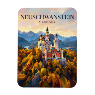 Schloss Neuschwanstein Deutschland Magnet