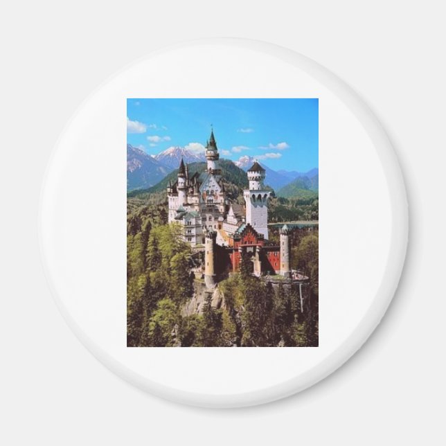 Schloss Neuschwanstein - Deutschland Magnet (Vorne)