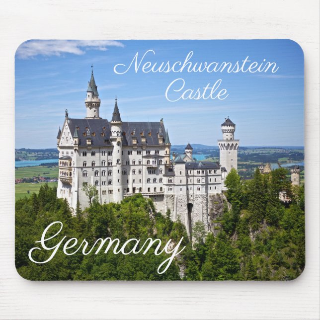 Schloss Neuschwanstein Deutschland Mousepad (Vorne)