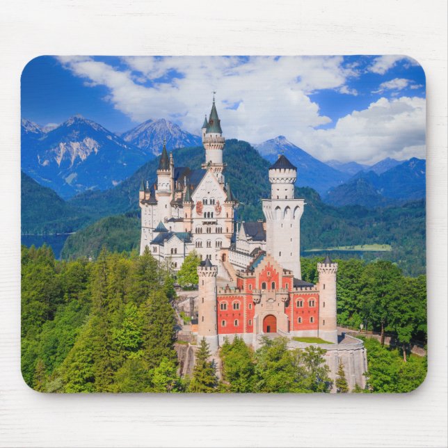 Schloss Neuschwanstein Deutschland Mousepad (Vorne)