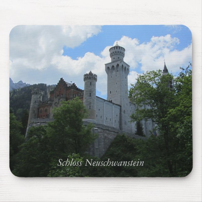 Schloss Neuschwanstein - Deutschland Mousepad (Vorne)