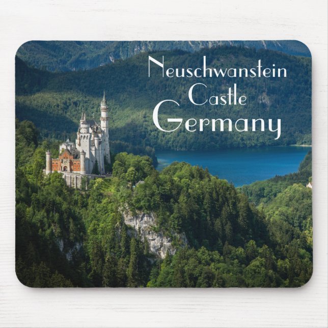 Schloss Neuschwanstein Deutschland Mousepad (Vorne)