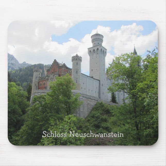 Schloss Neuschwanstein - Deutschland Mousepad (Vorne)