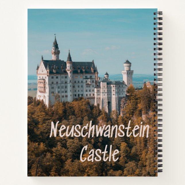 Schloss Neuschwanstein Deutschland Notizbuch (Rückseite)