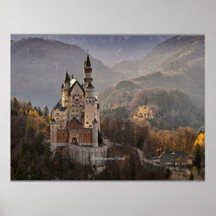 Schloss Neuschwanstein, Deutschland Poster