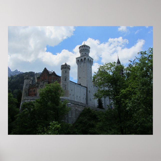 Schloss Neuschwanstein - Deutschland Poster (Vorne)