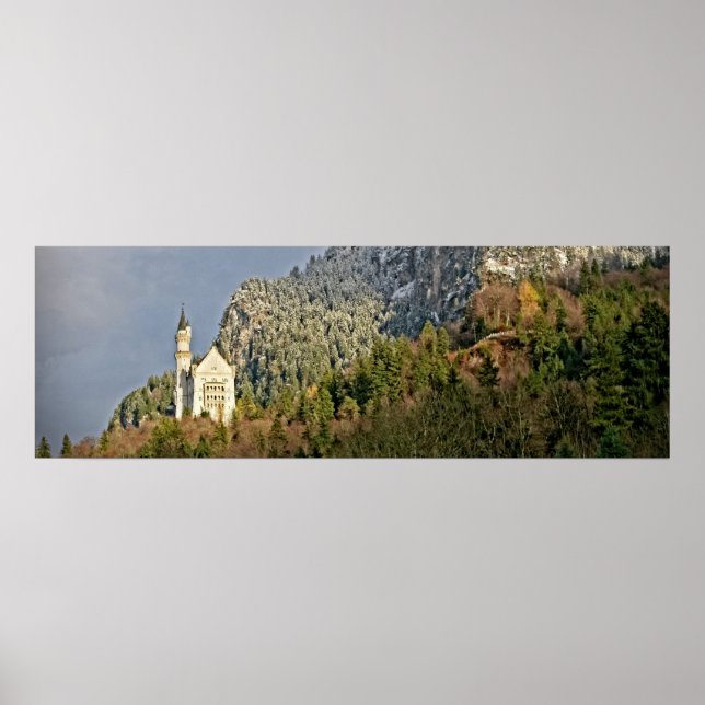 Schloss Neuschwanstein - Deutschland - Poster 36x1 (Vorne)