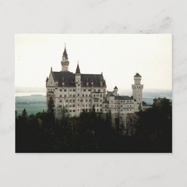 Schloss Neuschwanstein, Deutschland Postkarte (Vorderseite)