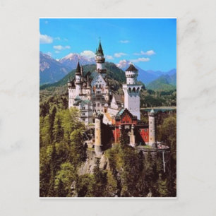 Schloss Neuschwanstein - Deutschland Postkarte