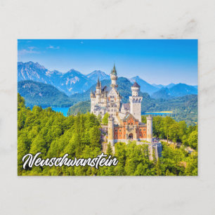 Schloss Neuschwanstein, Deutschland Postkarte