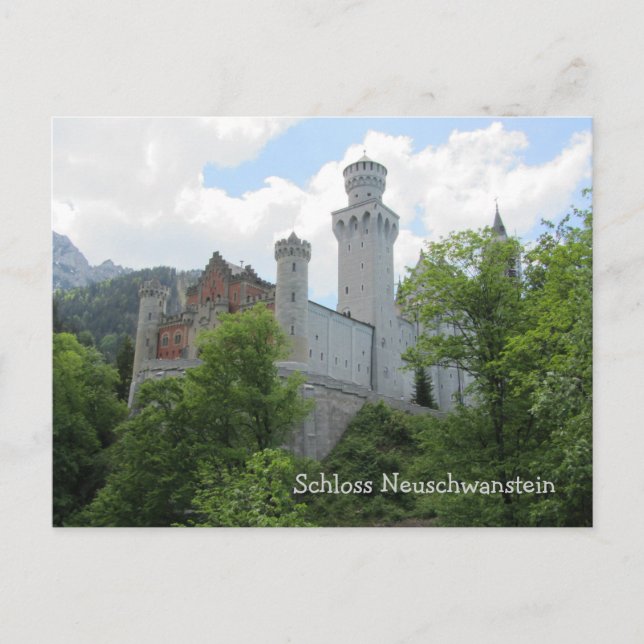 Schloss Neuschwanstein - Deutschland Postkarte (Vorderseite)