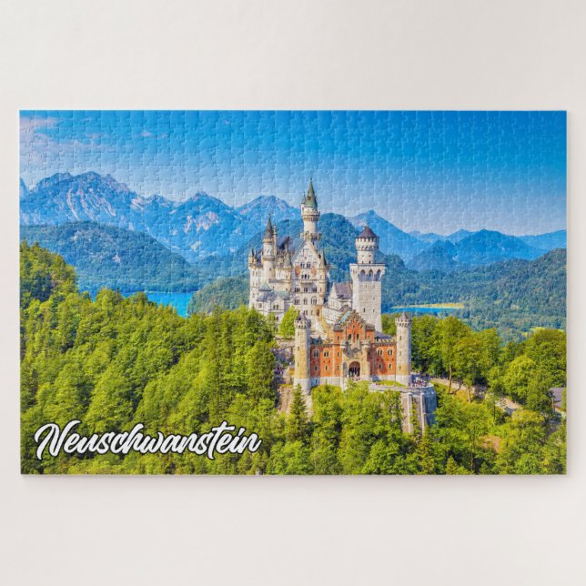 Schloss Neuschwanstein, Deutschland Puzzle (Horizontal)