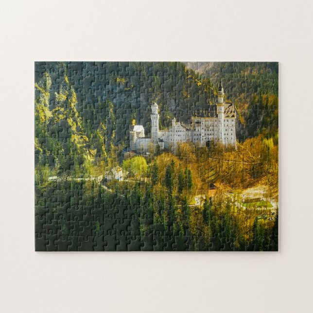 Schloss Neuschwanstein Deutschland. Puzzle (Horizontal)