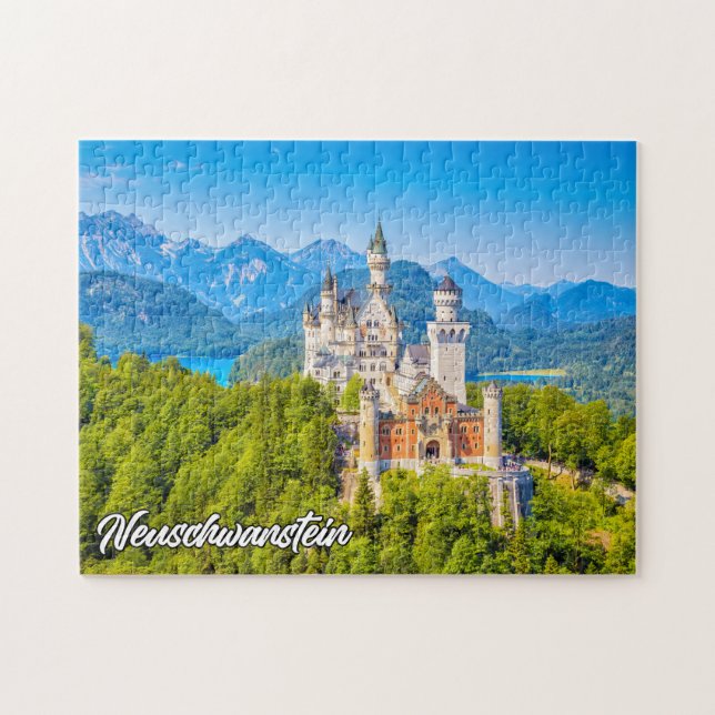 Schloss Neuschwanstein, Deutschland Puzzle (Horizontal)