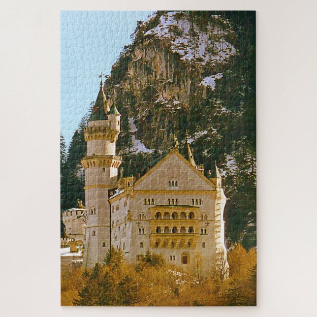 Schloss Neuschwanstein Deutschland Puzzle (Vertikal)