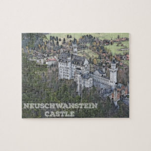 Schloss Neuschwanstein Deutschland Puzzle