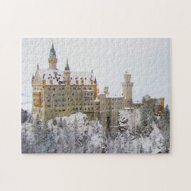 Schloss Neuschwanstein Deutschland. Puzzle (Horizontal)