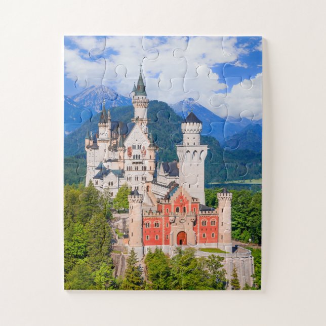 Schloss Neuschwanstein Deutschland Puzzle (Vertikal)