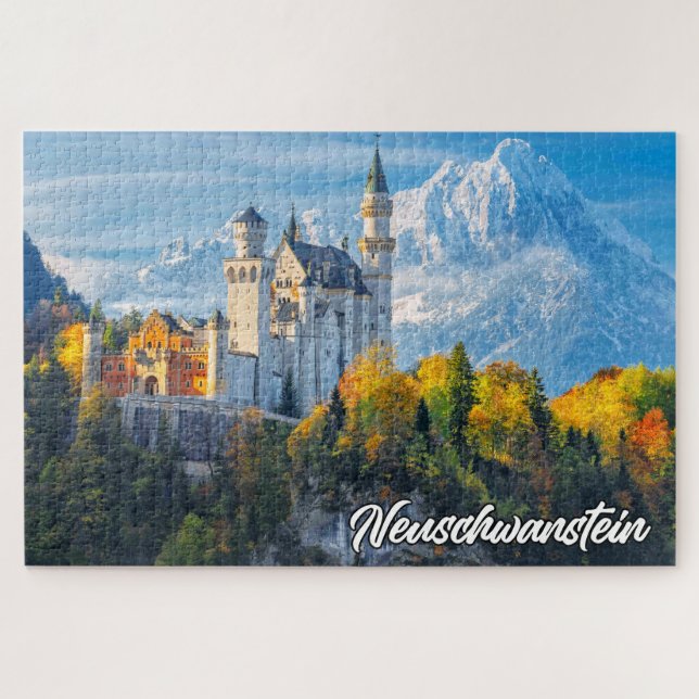 Schloss Neuschwanstein, Deutschland Puzzle (Horizontal)