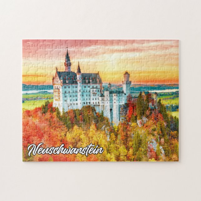 Schloss Neuschwanstein, Deutschland Puzzle (Horizontal)