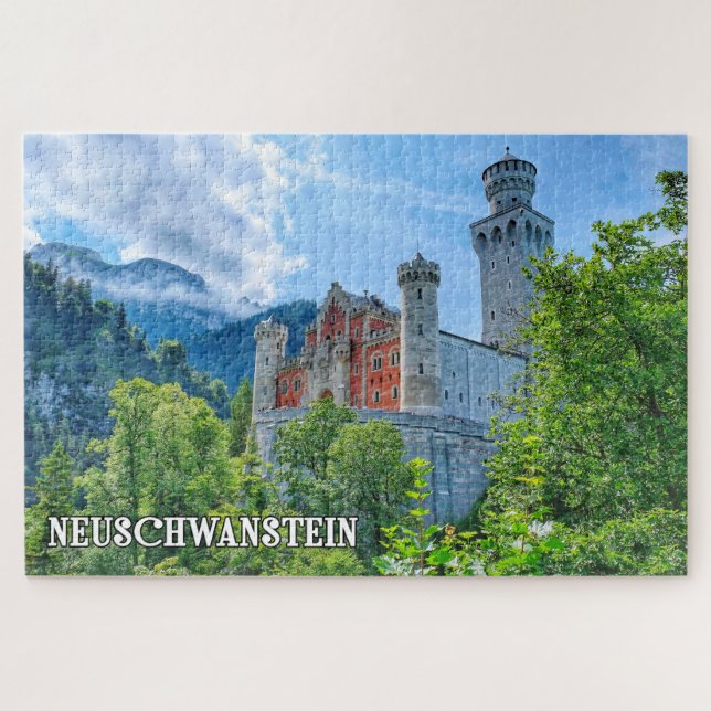 Schloss Neuschwanstein, Deutschland Puzzle (Horizontal)