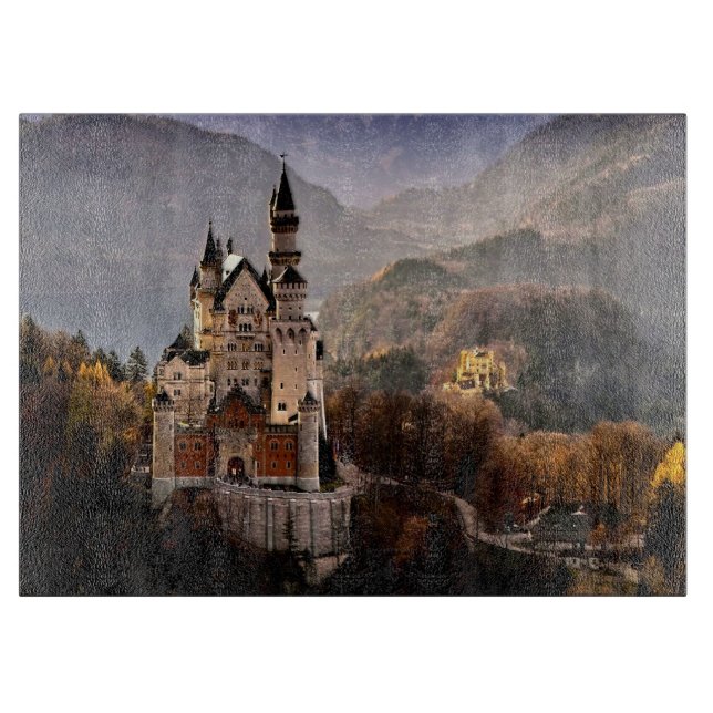 Schloss Neuschwanstein Deutschland Schneidebrett (Vorderseite)