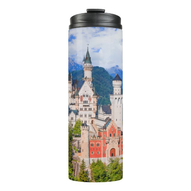 Schloss Neuschwanstein Deutschland Thermosbecher (Vorderseite)