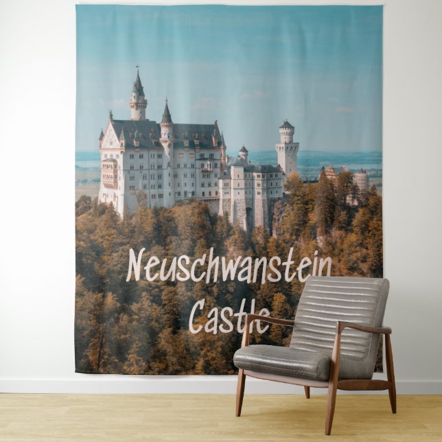Schloss Neuschwanstein Deutschland Wandteppich (Beispiel)