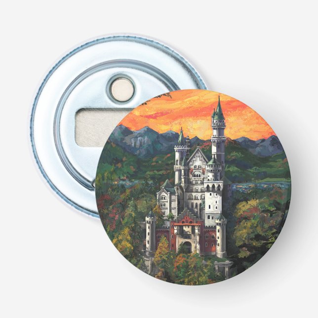 Schloss Neuschwanstein Flaschenöffner (Vorderseite)