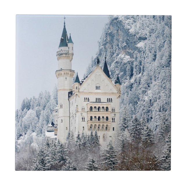 Schloss Neuschwanstein Fliese (Vorderseite)