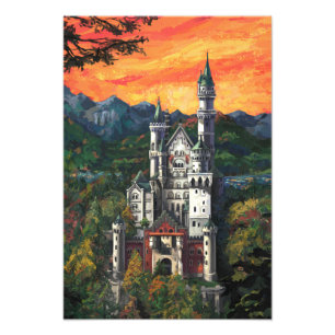 Schloss Neuschwanstein Fotodruck