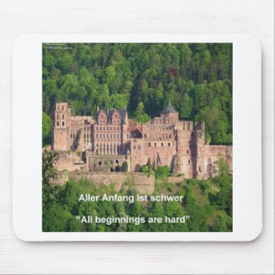 Schloss Neuschwanstein Frankfurt & Deutscher Kurs Mousepad