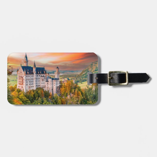 Schloss Neuschwanstein Gepäckanhänger (Vorderseite horizontal)