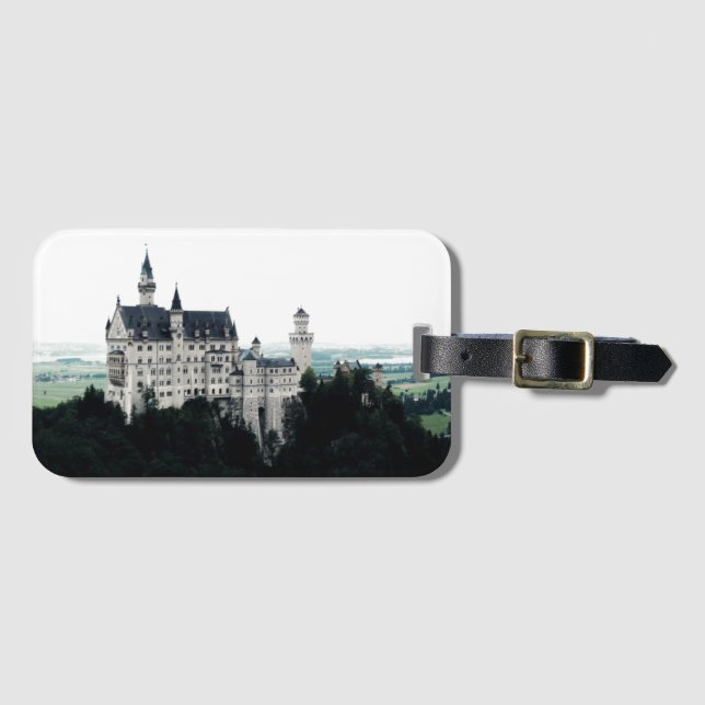 Schloss Neuschwanstein Gepäckanhänger (Vorderseite (Horizontal))